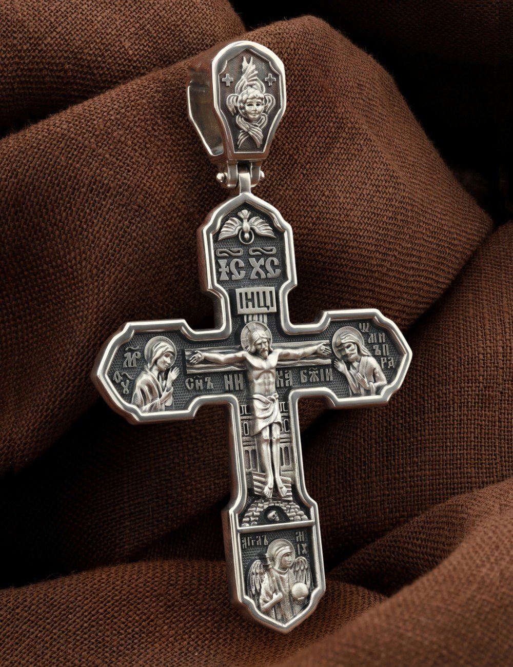 Крест из серебра 925 пробы