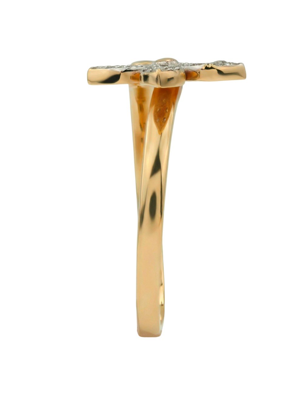 Кольцо из золота c бриллиантами