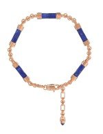 Браслет из золота c лазуритом