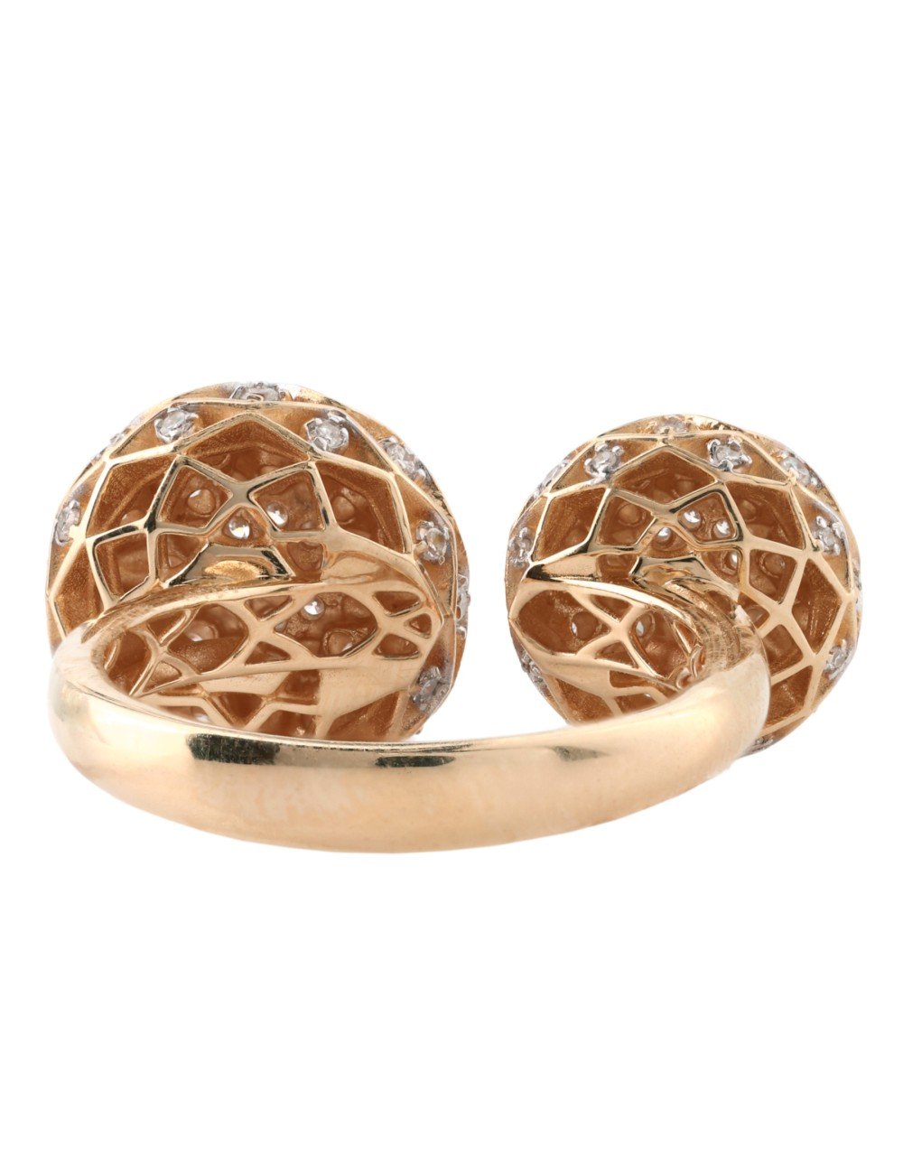 Кольцо из золота c бриллиантами