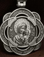 Образок из белого золота