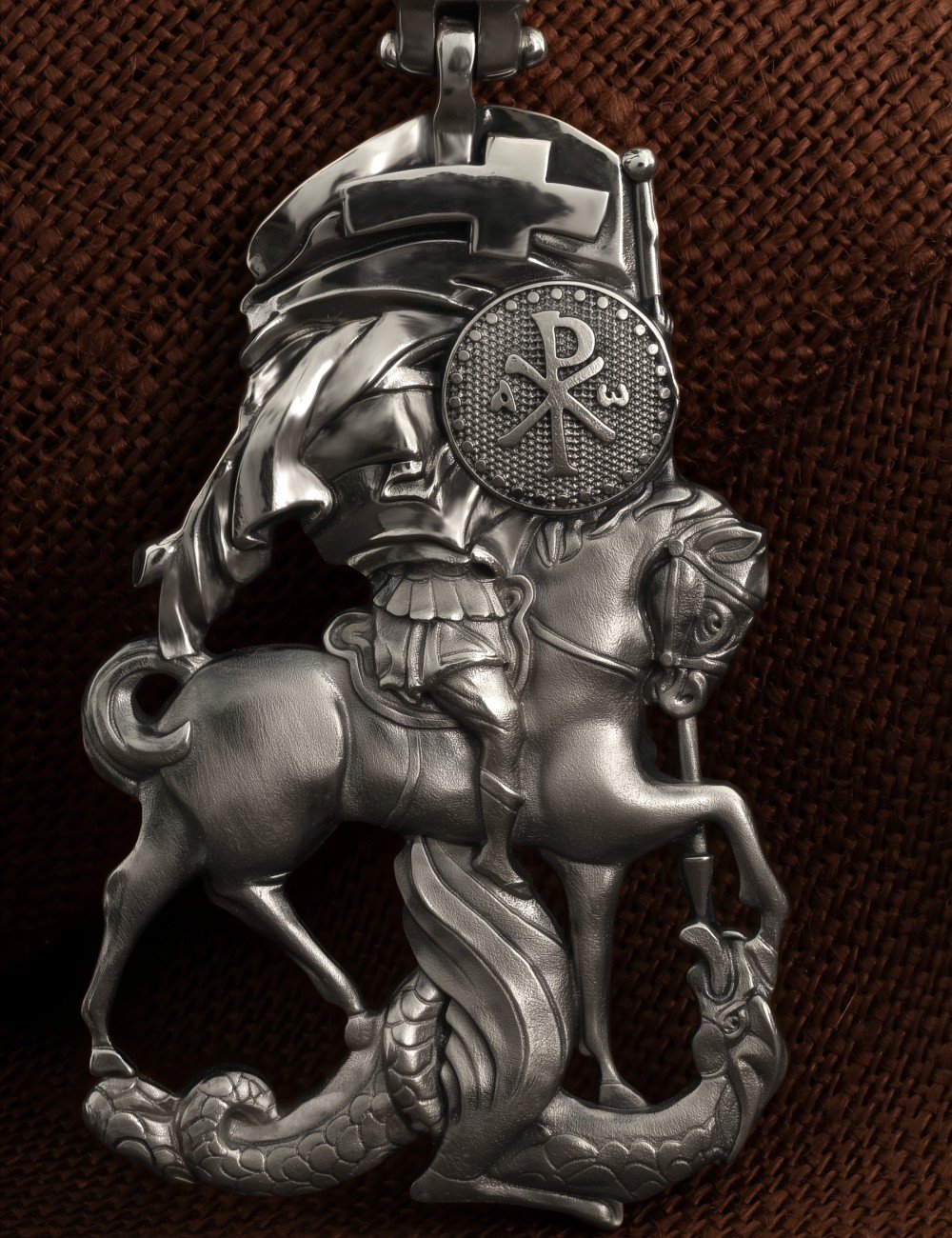 Образок из белого золота