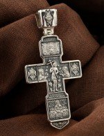 Крест из серебра 925 пробы