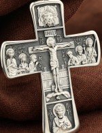 Крест из серебра 925 пробы