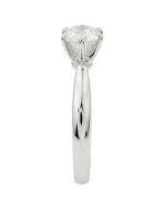 Кольцо из белого золота c бриллиантами