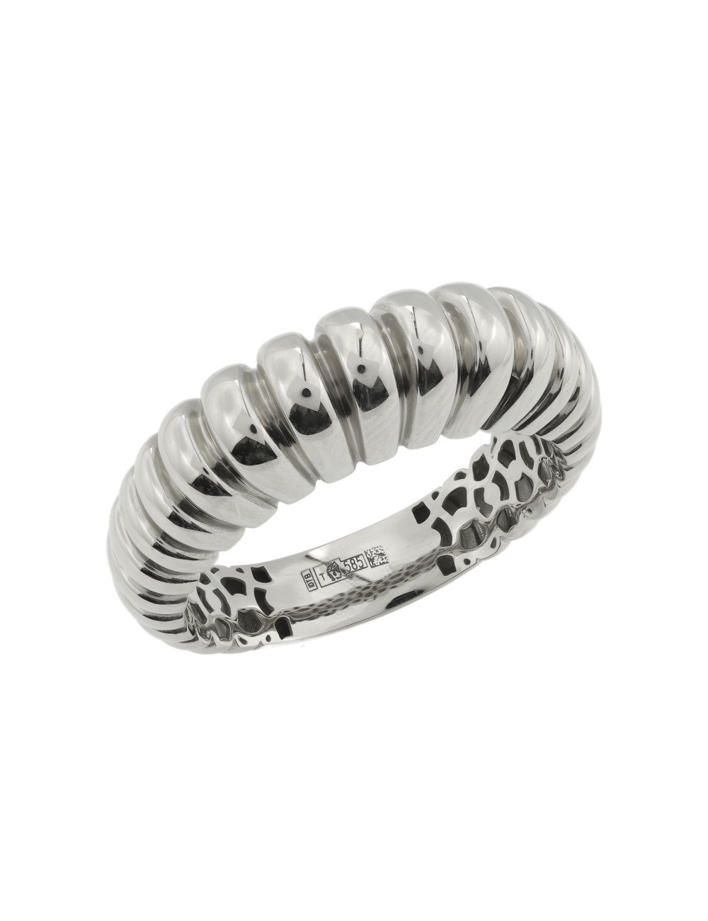 Кольцо из белого золота