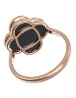 Кольцо из золота c ониксом