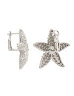 Серьги из белого золота