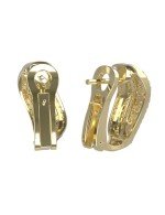 Серьги из лимонного золота c бриллиантами