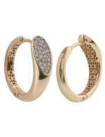 Серьги из золота c бриллиантами