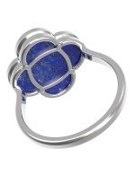 Кольцо из белого золота c лазуритом