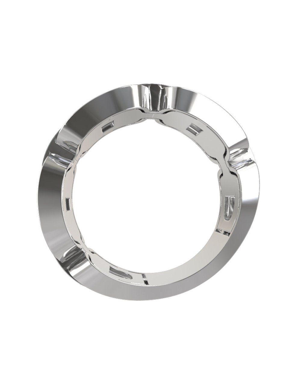 Кольцо из белого золота c бриллиантами