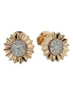 Серьги из золота c бриллиантами