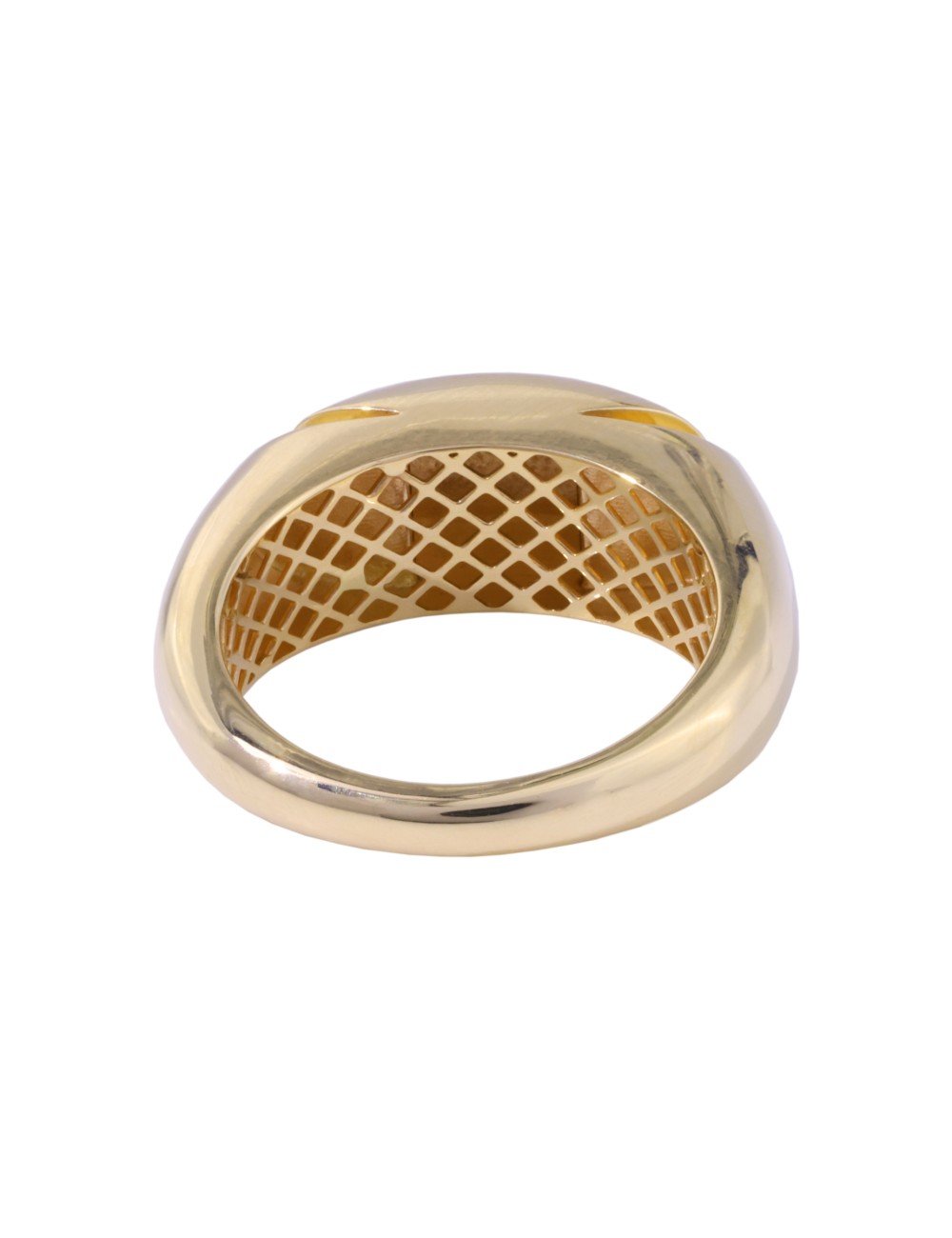 Кольцо из лимонного золота