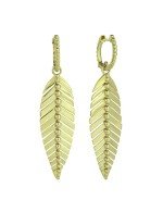 Серьги из лимонного золота