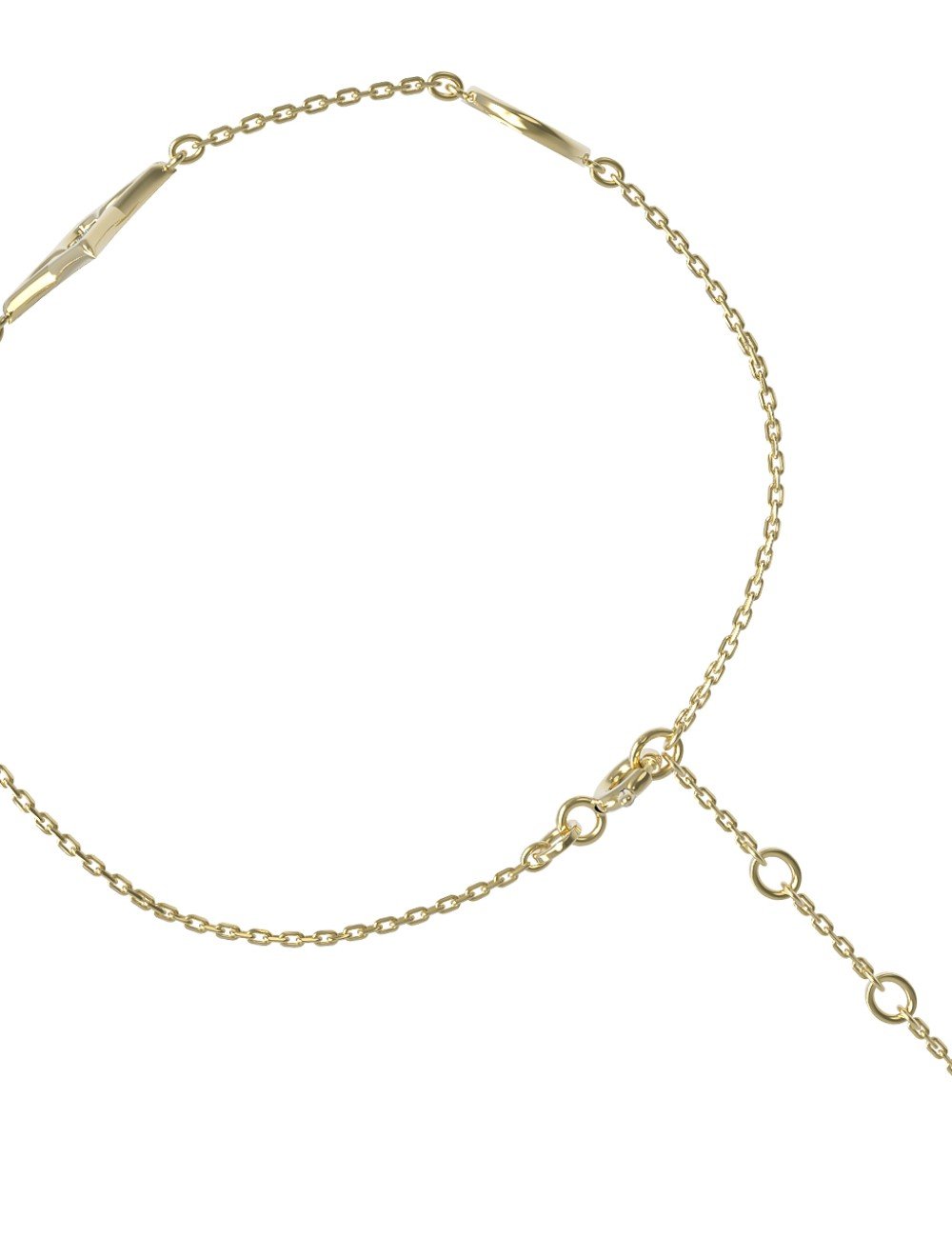 Браслет из лимонного золота c бриллиантами