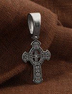 Крест из белого золота