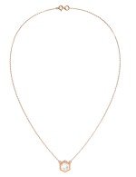 Колье из золота c перламутром