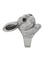 Кольцо из белого золота c эмалью