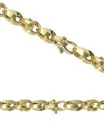Цепь из лимонного золота
