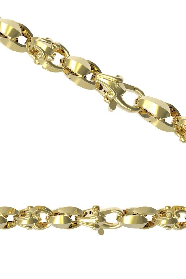 Цепь из лимонного золота