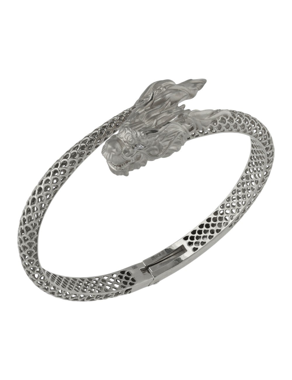 Браслет из белого золота c бриллиантами