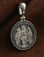 Образок из белого золота