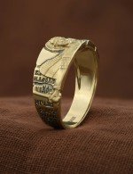 Кольцо из лимонного золота