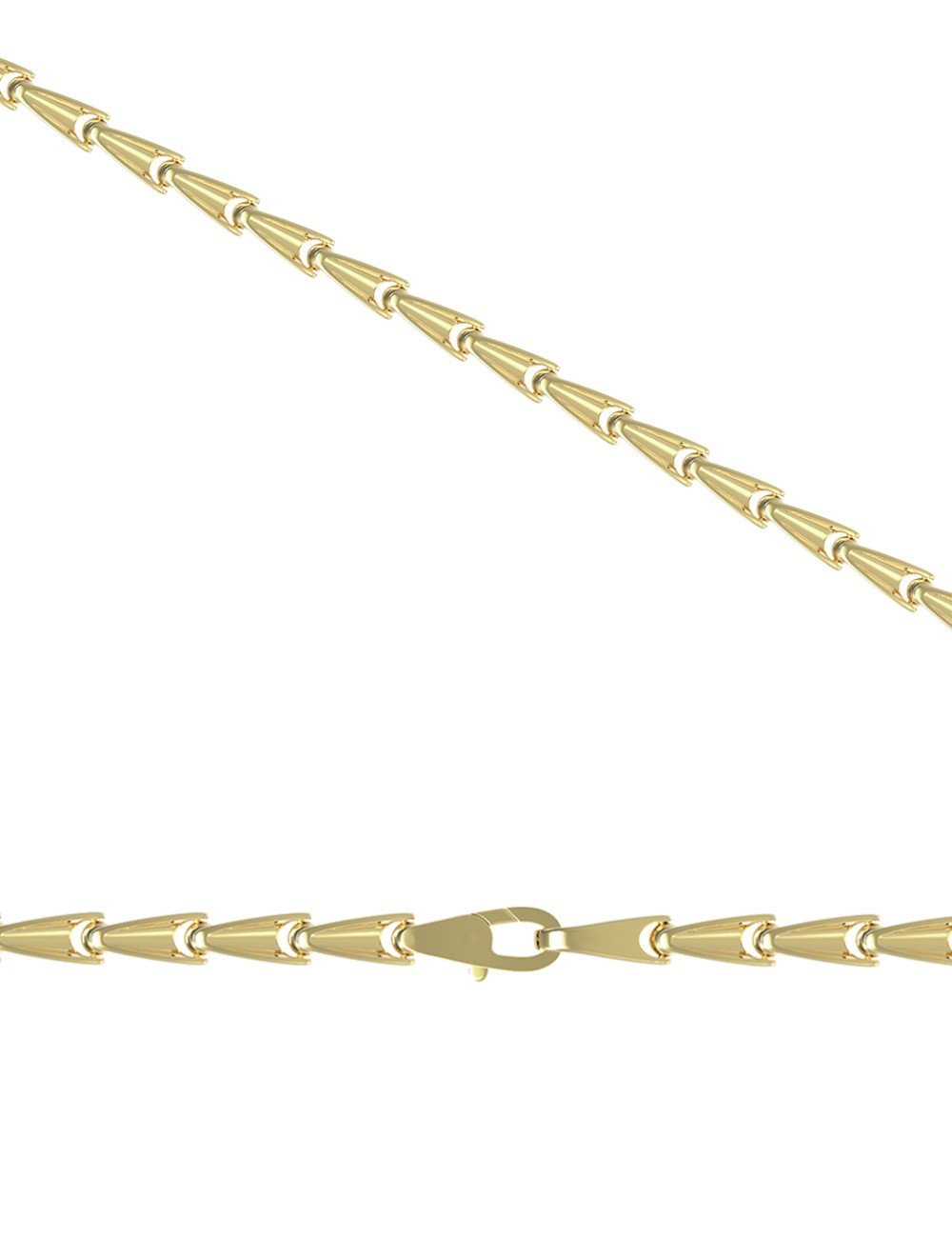 Цепь из лимонного золота