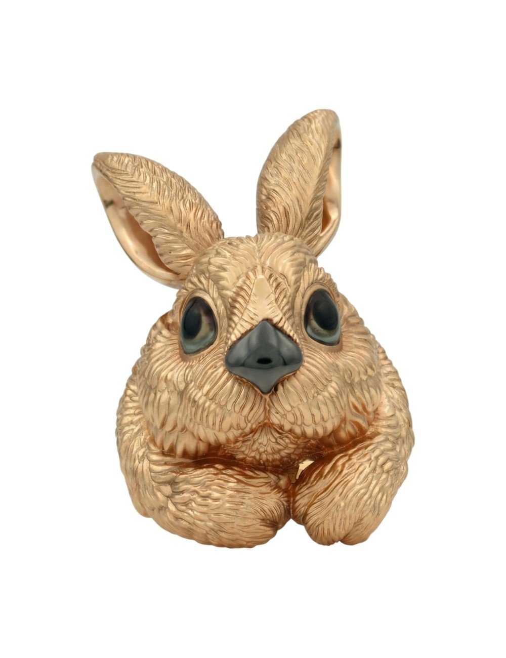 Кольцо из золота c эмалью