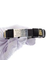 Браслет из серебра и золота c кожаным шнурком