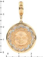 Подвеска из золота c перламутром