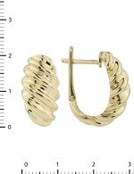 Серьги из лимонного золота