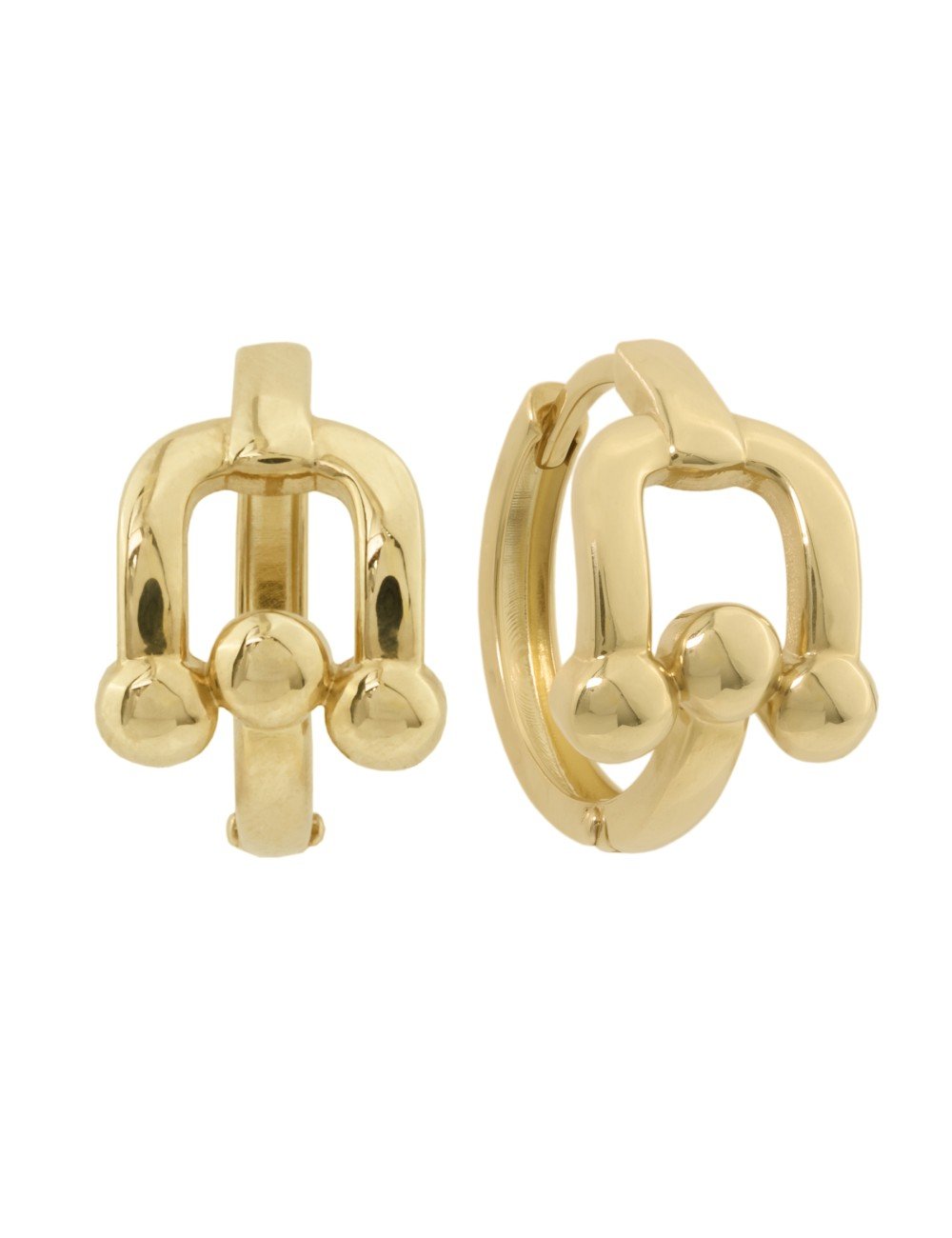 Серьги из лимонного золота