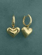 Серьги из лимонного золота