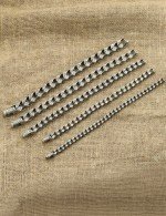 Браслет из серебра c рубином