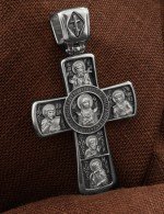 Крест из белого золота