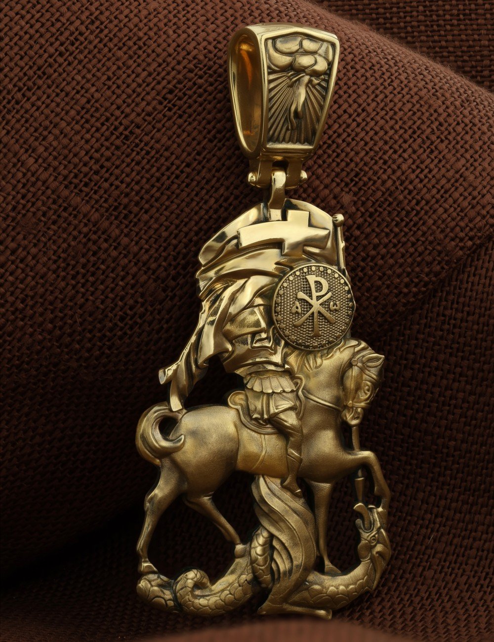 Образок из лимонного золота