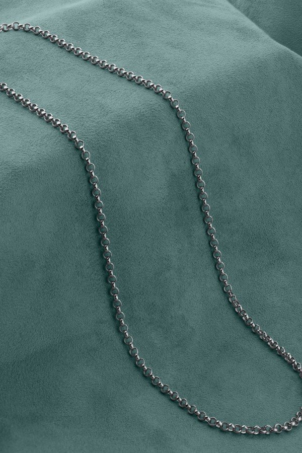 Цепь из белого золота