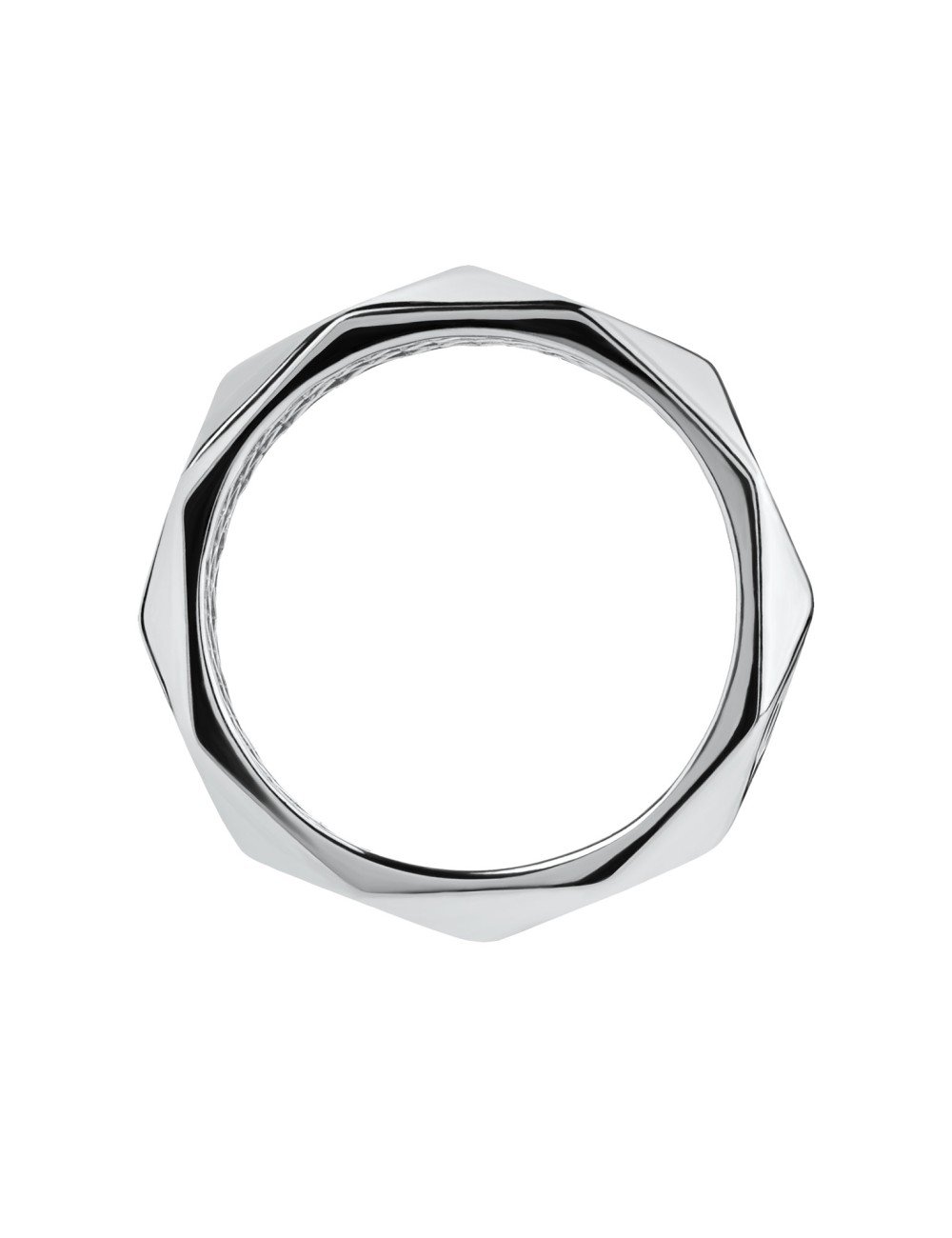 Кольцо из белого золота