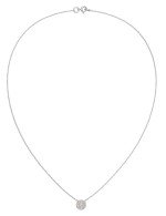 Колье из белого золота c бриллиантами и перламутром