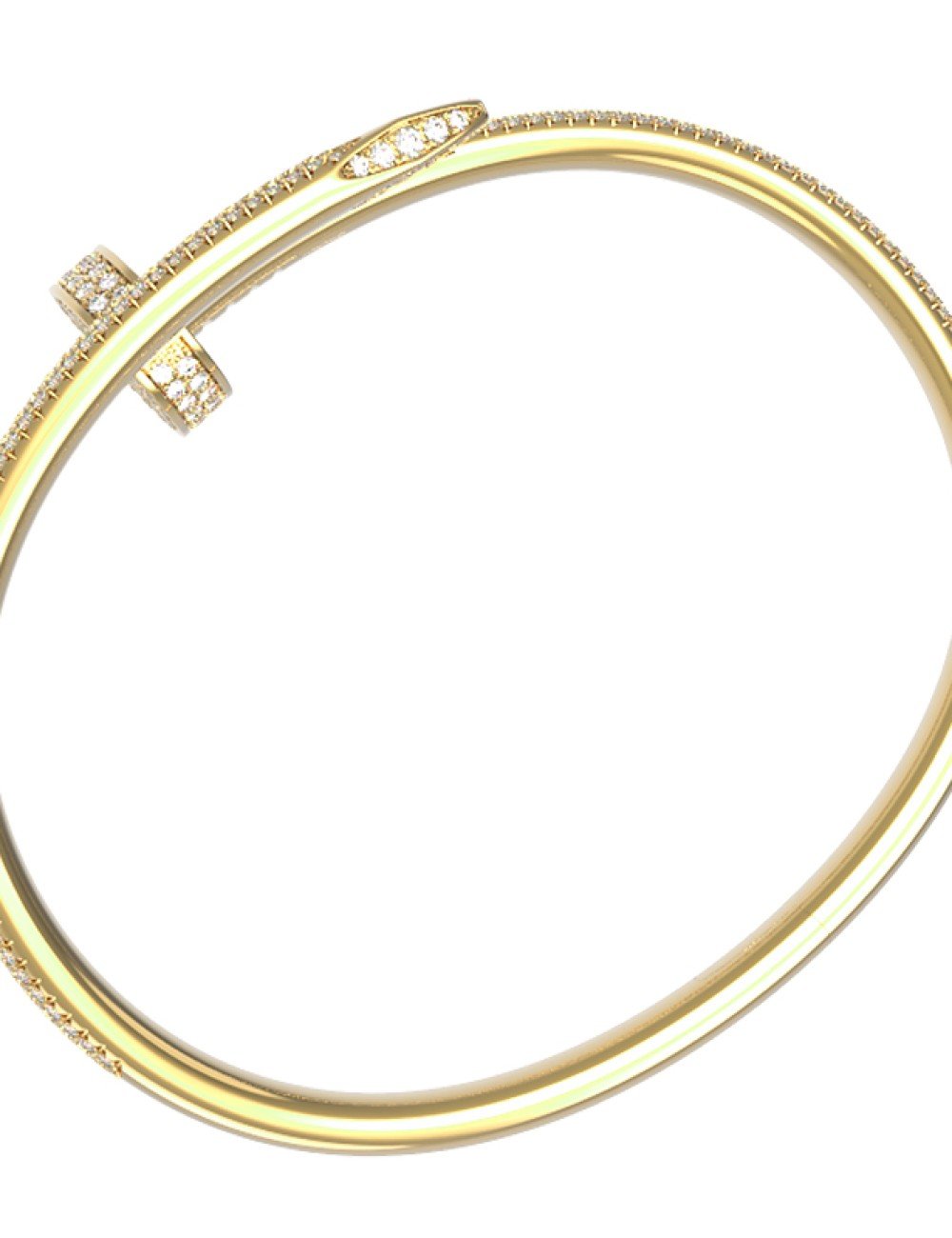 Браслет из лимонного золота c бриллиантами