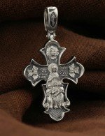 Крест из белого золота