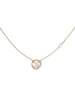 Колье из золота c бриллиантами и перламутром