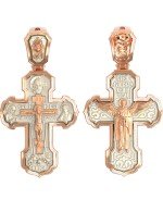 Крест из золота c бивнем мамонта