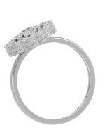 Кольцо из белого золота c бриллиантами