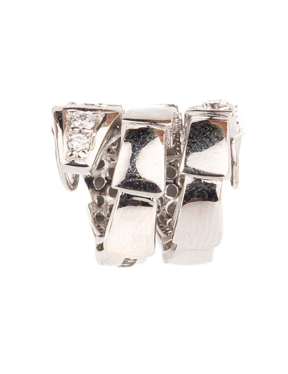 Подвеска из белого золота c бриллиантами