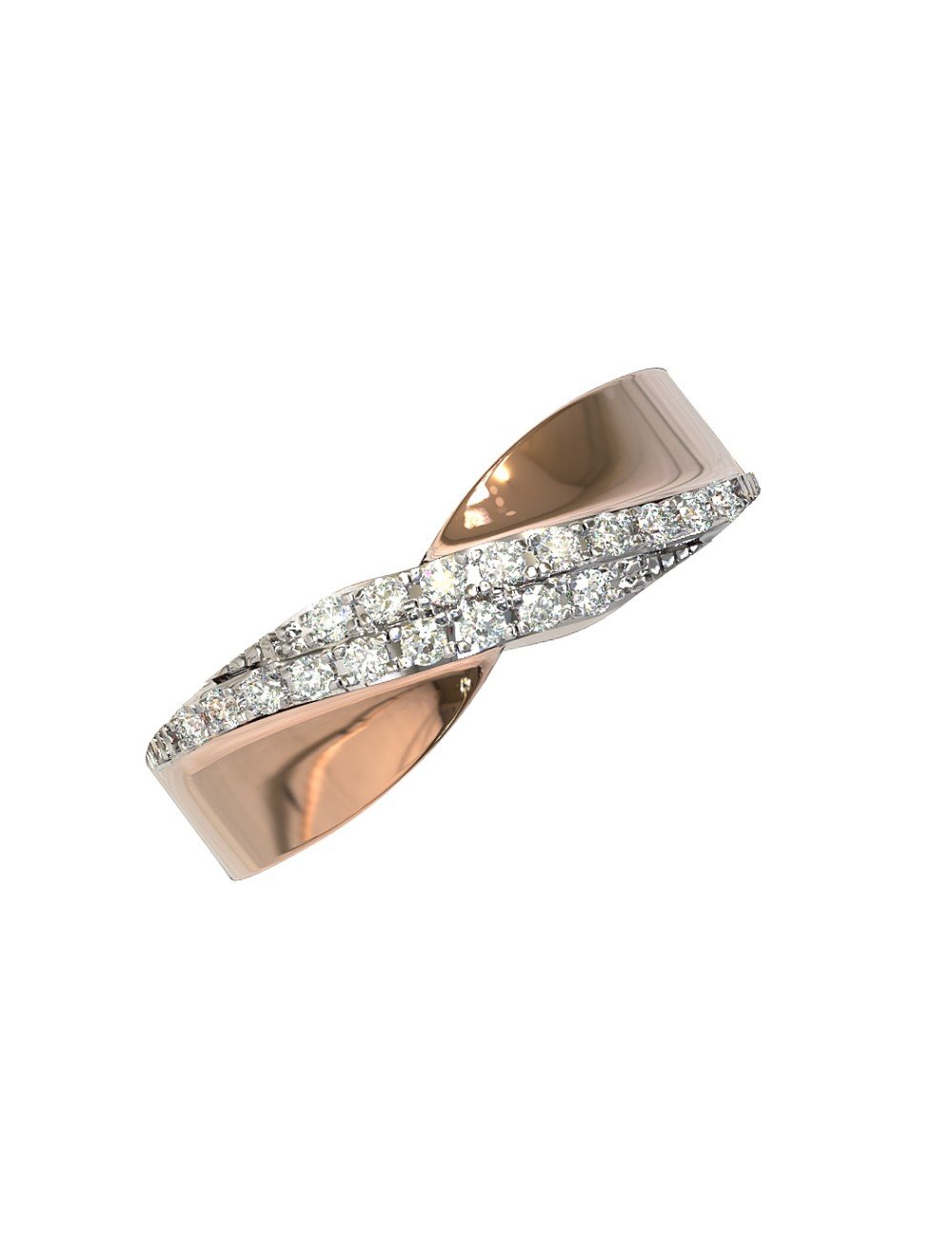 Кольцо из золота c бриллиантами