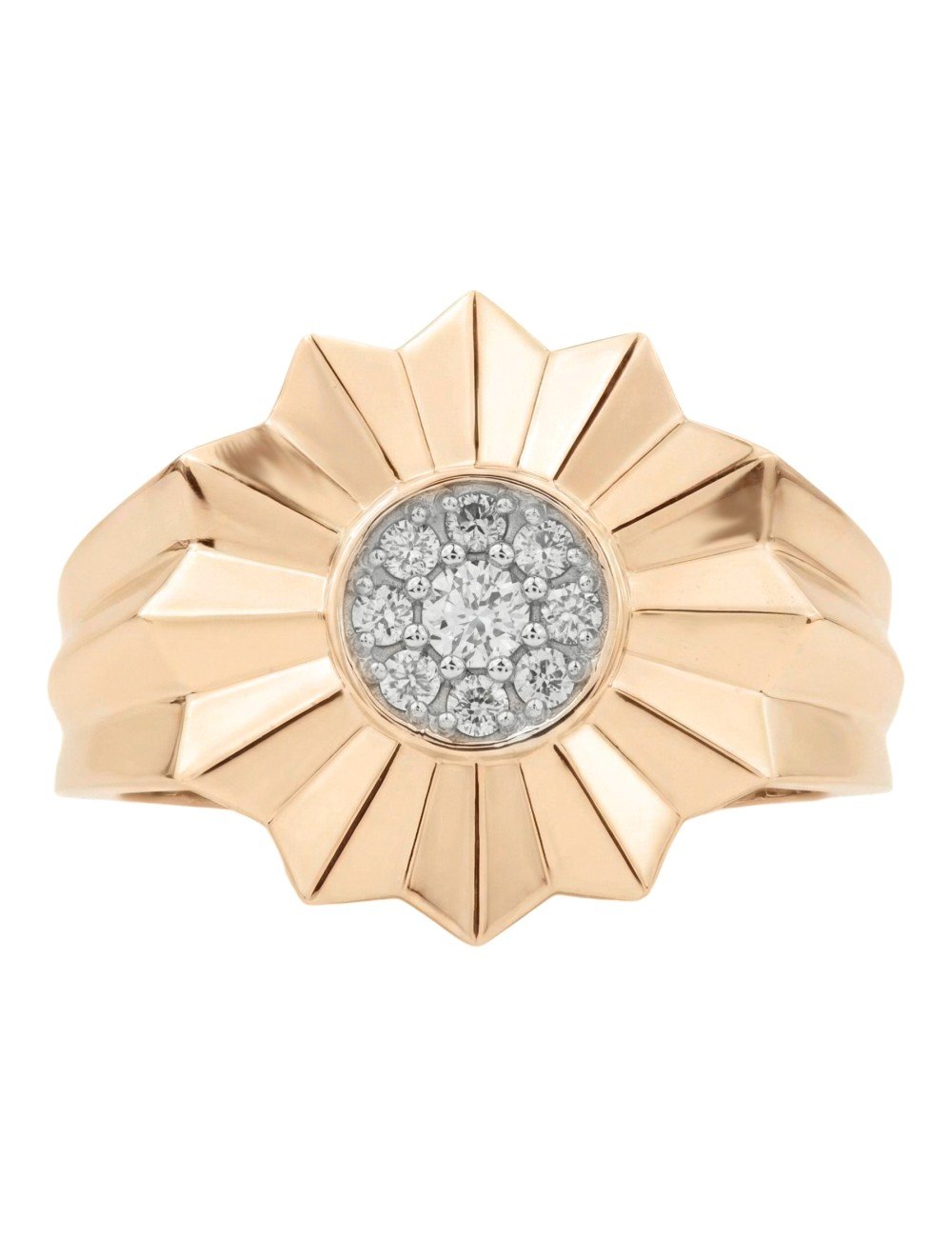 Кольцо из золота c бриллиантами