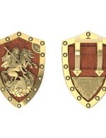 Образок из лимонного золота c деревом груши